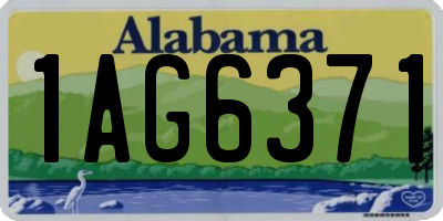 AL license plate 1AG6371