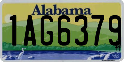 AL license plate 1AG6379