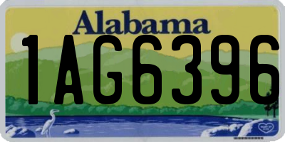 AL license plate 1AG6396