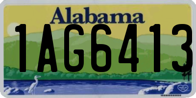 AL license plate 1AG6413