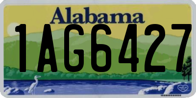 AL license plate 1AG6427