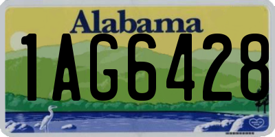 AL license plate 1AG6428