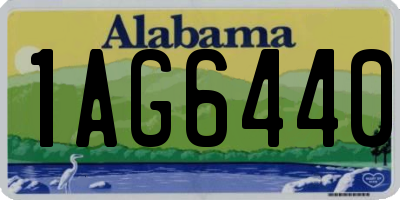 AL license plate 1AG6440