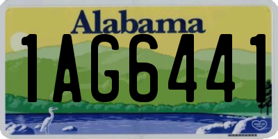 AL license plate 1AG6441