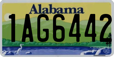 AL license plate 1AG6442