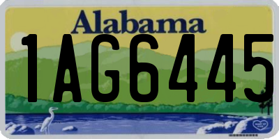 AL license plate 1AG6445