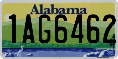 AL license plate 1AG6462