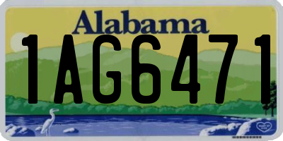 AL license plate 1AG6471