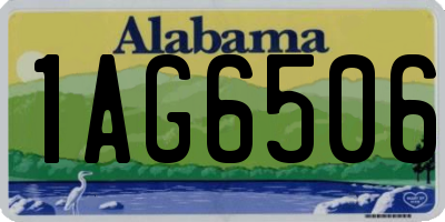 AL license plate 1AG6506