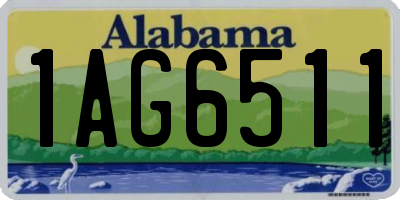 AL license plate 1AG6511