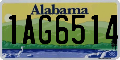 AL license plate 1AG6514