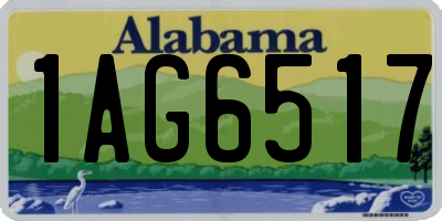 AL license plate 1AG6517