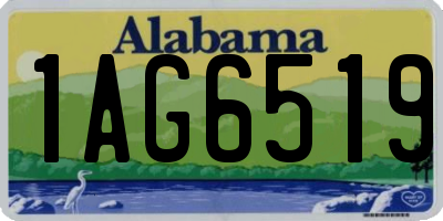 AL license plate 1AG6519