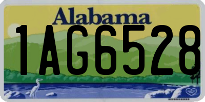 AL license plate 1AG6528