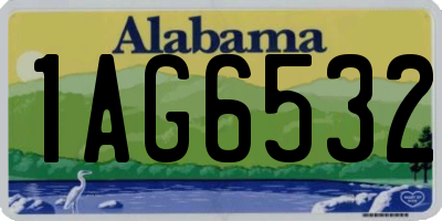 AL license plate 1AG6532