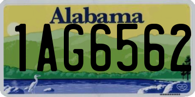 AL license plate 1AG6562