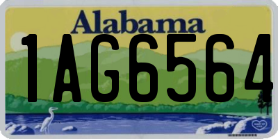 AL license plate 1AG6564