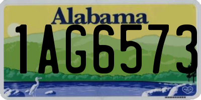 AL license plate 1AG6573