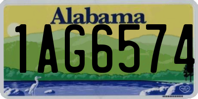 AL license plate 1AG6574