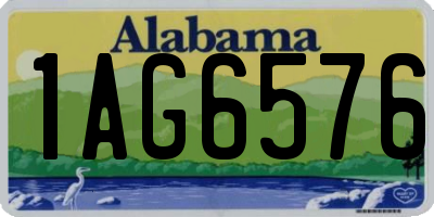 AL license plate 1AG6576