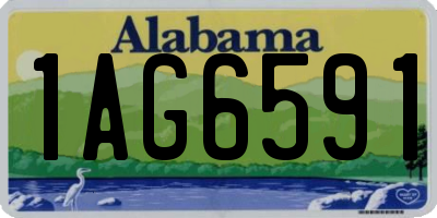 AL license plate 1AG6591