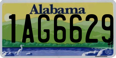 AL license plate 1AG6629