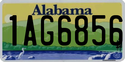 AL license plate 1AG6856