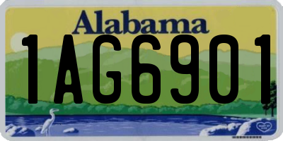 AL license plate 1AG6901