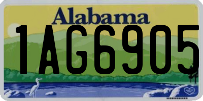 AL license plate 1AG6905