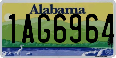 AL license plate 1AG6964
