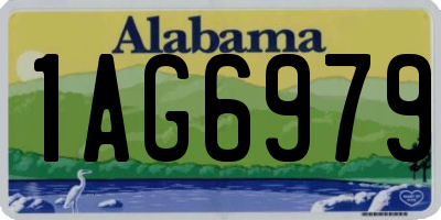 AL license plate 1AG6979