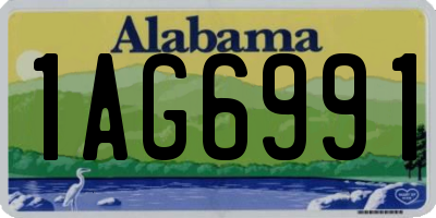 AL license plate 1AG6991