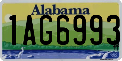 AL license plate 1AG6993