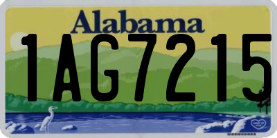 AL license plate 1AG7215