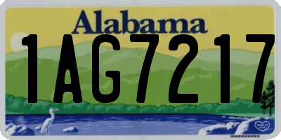 AL license plate 1AG7217
