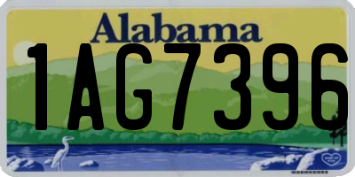 AL license plate 1AG7396