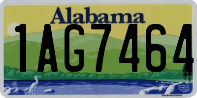 AL license plate 1AG7464