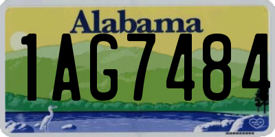 AL license plate 1AG7484