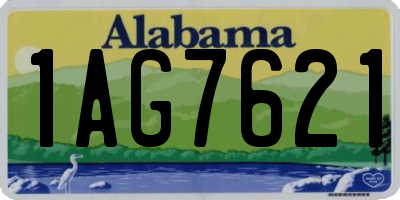 AL license plate 1AG7621