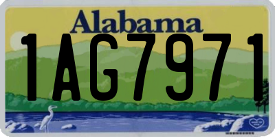 AL license plate 1AG7971