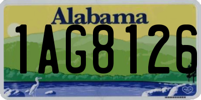 AL license plate 1AG8126