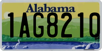 AL license plate 1AG8210
