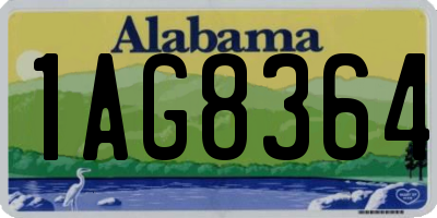 AL license plate 1AG8364