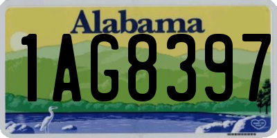 AL license plate 1AG8397