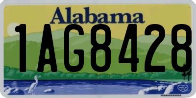 AL license plate 1AG8428