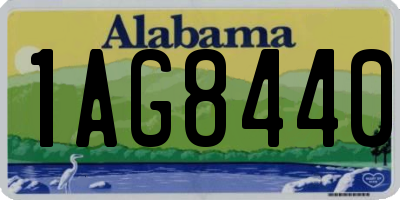 AL license plate 1AG8440
