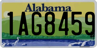 AL license plate 1AG8459