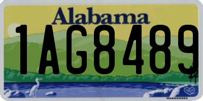 AL license plate 1AG8489