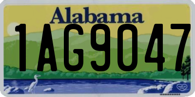 AL license plate 1AG9047