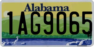 AL license plate 1AG9065